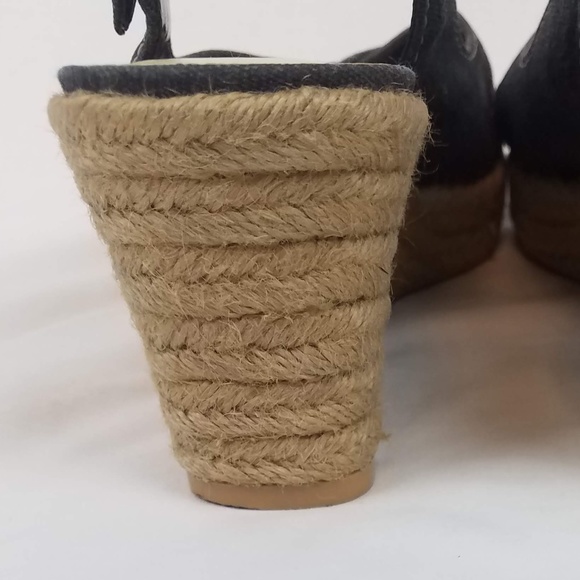 Franco Sarto Espadrille Slingback Buckle Wedge - Picture 7 of 8